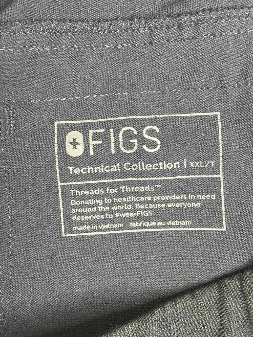 FIGS Men’s Axim Cargo Scrub Pants, XXLT
